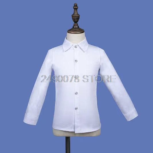 Wedding Suit for Boy Children Prince Stage Performance Formal Suit Flower Kids School Suit Ceremony Chorus Birthday Costume