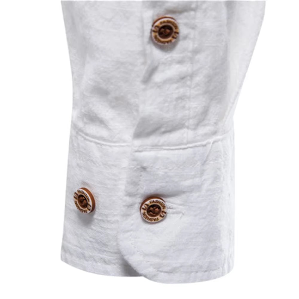 New Spring Cotton Social Shirt Men Solid Color High Quality Long Sleeve Shirt for Men Lapel Casual Social Men'S Shirts