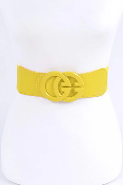 CG Logo Tonal Elastic Fashion Belt
