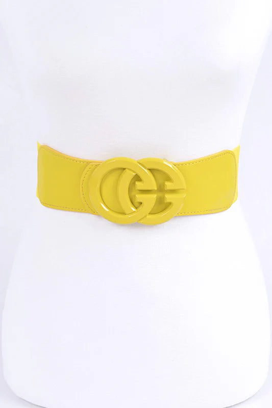 CG Logo Tonal Elastic Fashion Belt