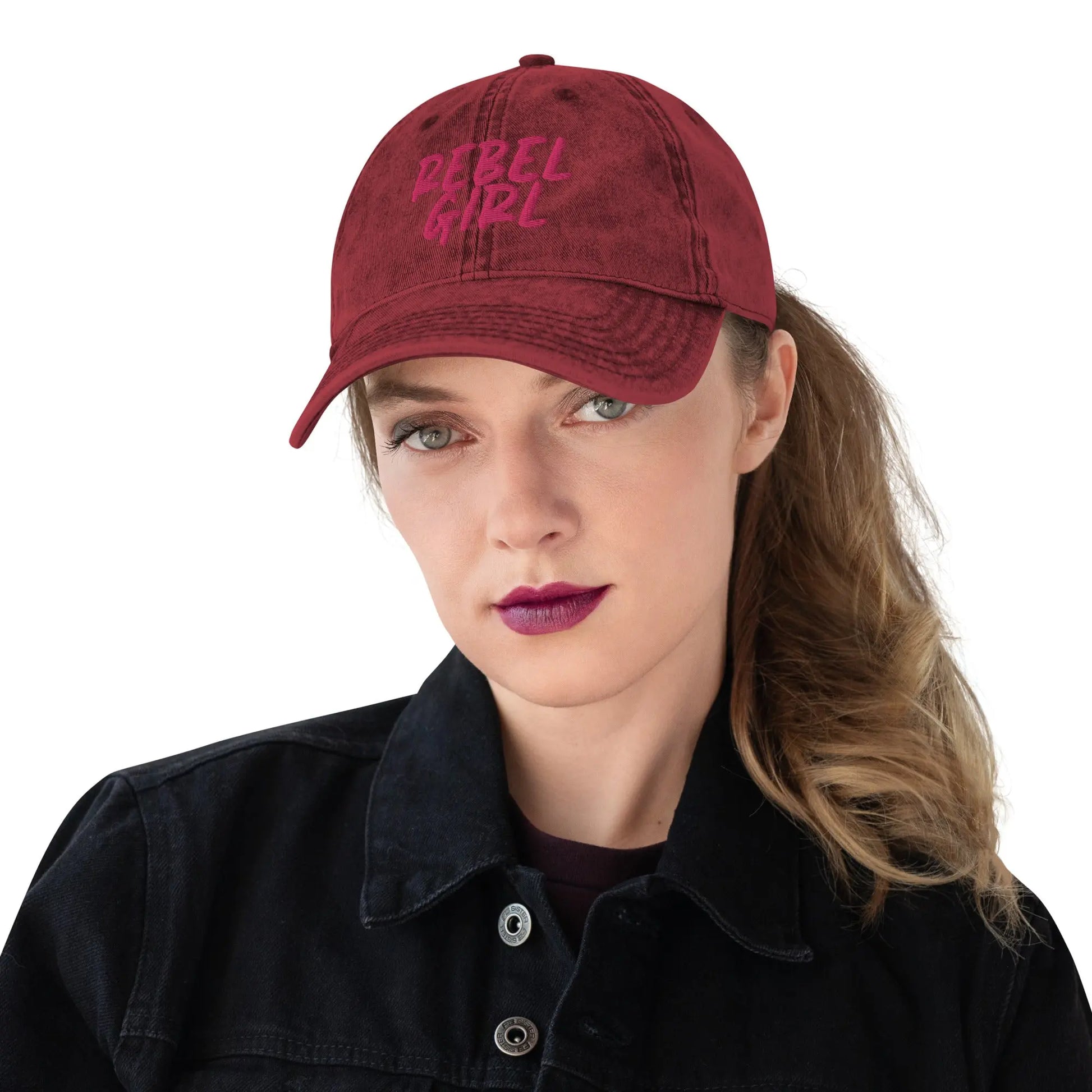 Vintage Cap REBEL GIRL Vintage Cotton Twill Cap