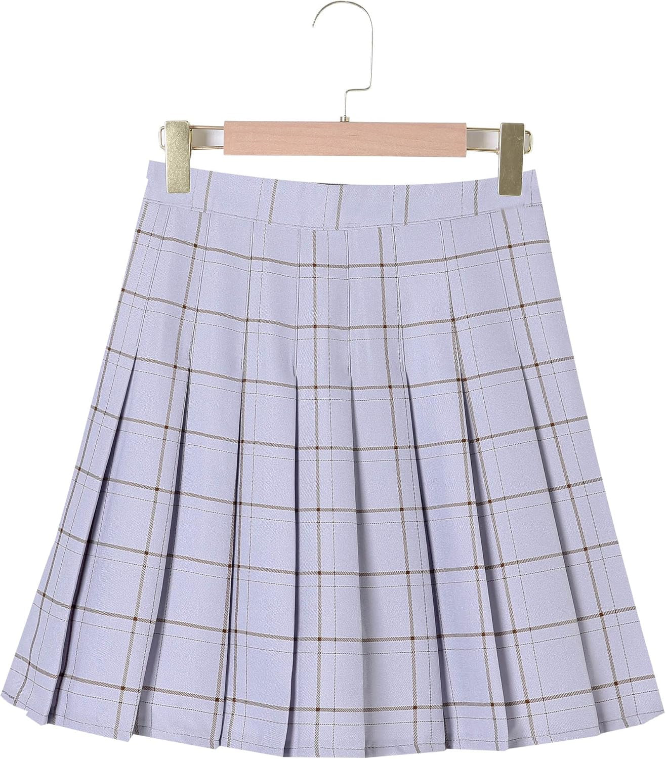 Women Girls Short High Waist Pleated Skater Tennis Skirt