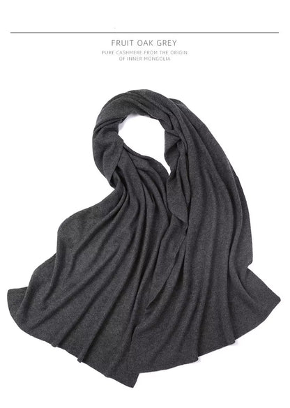 New 100% Pure Cashmere Scarf Women Knitted Winter Autumn Elegant and Smart! 100% Pure Cashmere Scarf for Men and Women