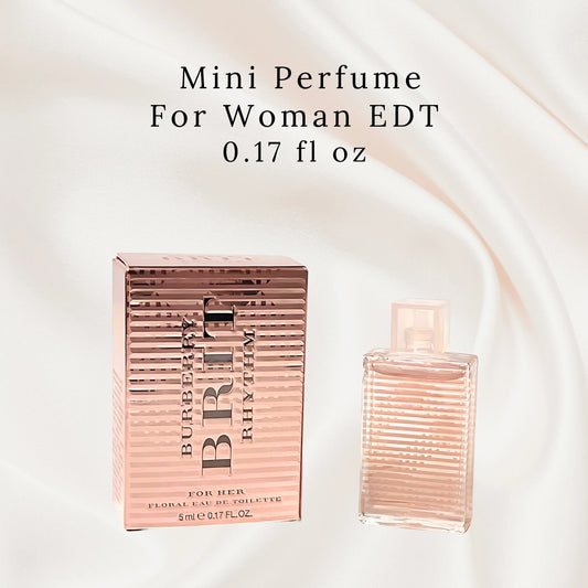 Brit Rhythm Eau De Toilette, Mini Splash Perfume for Women, .17 Oz ( 5Ml )