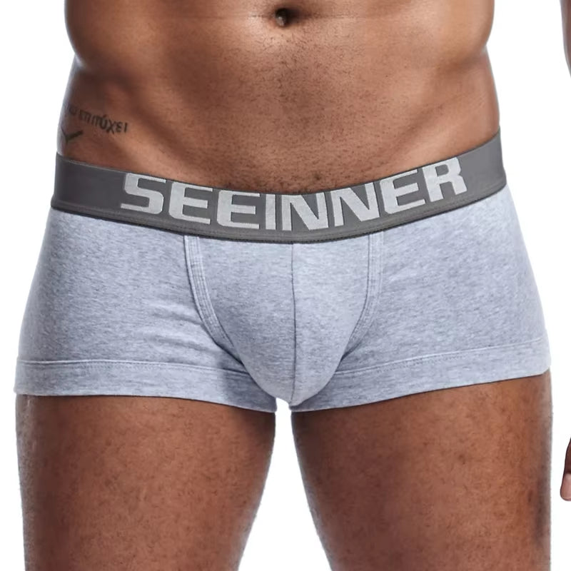 Men Underwear Boxer Shorts Cotton Soft Cueca Masculina Boxers Homme Calzoncillos Underpants