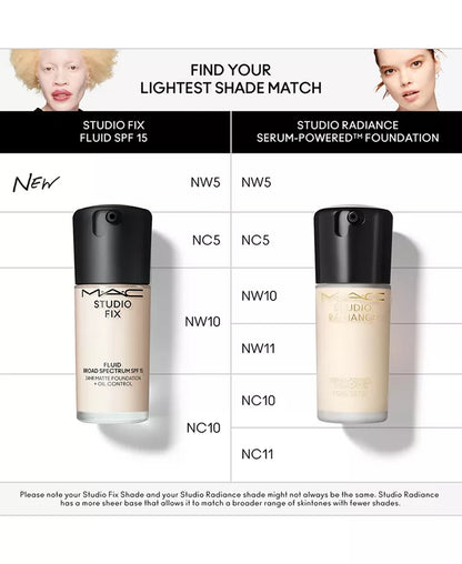 Studio Fix Fluid SPF 15 24Hr Matte Foundation + Oil Control, 1 Oz.