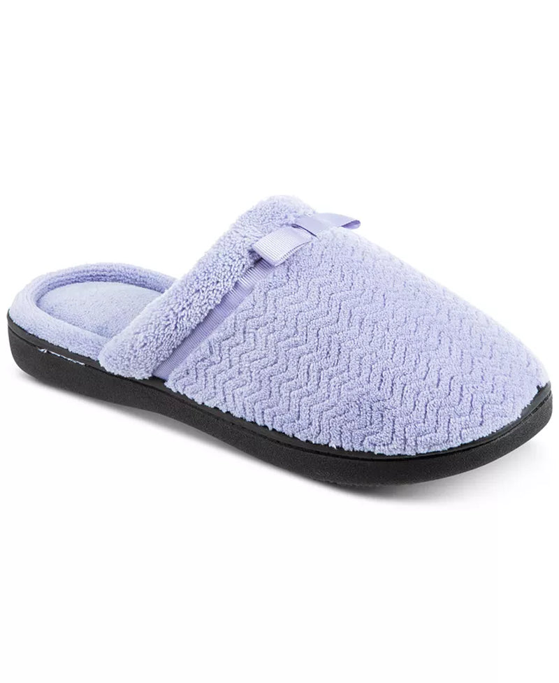 Isotoner Women'S Chevron Microterry Clog Slippers, Online Only