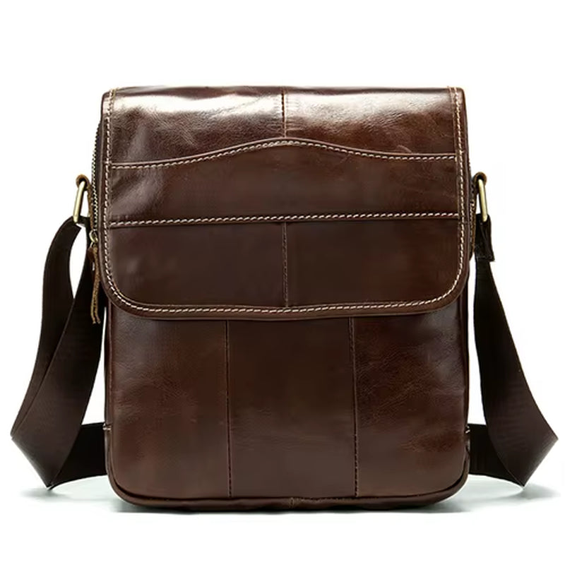 MVA Men'S Genuine Leather Bag Crossbody Bags for Men Messenger Bag Men Leather Fashion Men'S Shoulder Bags Male Handbags 1121