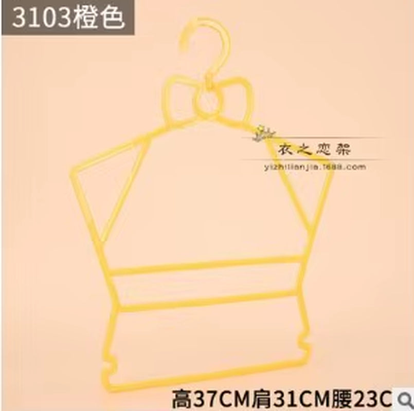5 Pcs Plastic Children'S Clothing Hanger One-Piece Suit Baby Child Children Infant Clothes Hanging Clothes Rack