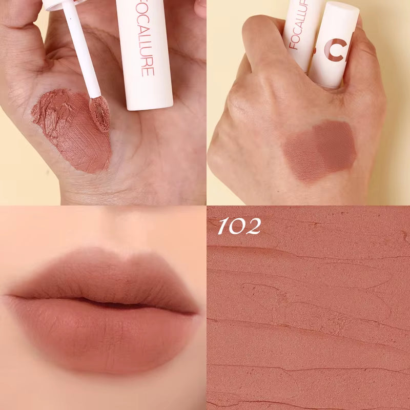 Matte Lipstick Velvet Mist Lip Clay Not Dry Lip Cream 25 Color Nude Lip Stick Waterpoof Lip Cosmetic Makeup Wholesale