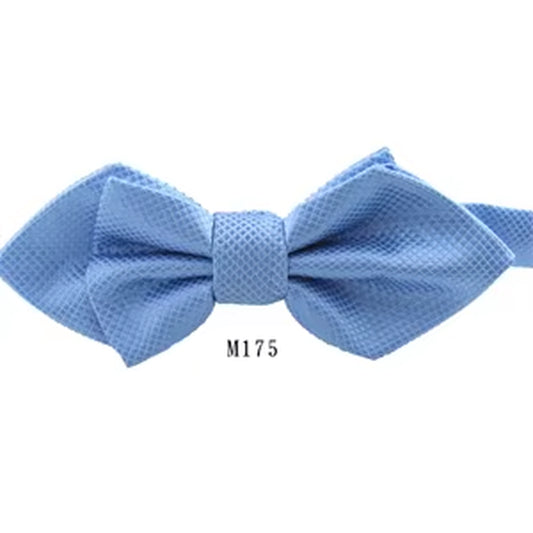 NEW Classic Bowtie Fashion Neckwear Adjustable Men Bow Tie for Wedding Solid Color Polyester Suits Bowties for Men