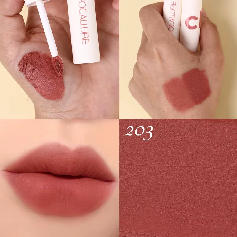 Matte Lipstick Velvet Mist Lip Clay Not Dry Lip Cream 25 Color Nude Lip Stick Waterpoof Lip Cosmetic Makeup Wholesale