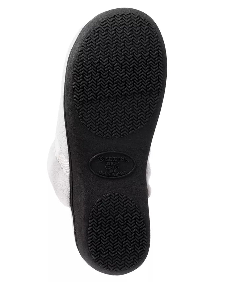 Isotoner Women'S Chevron Microterry Clog Slippers, Online Only