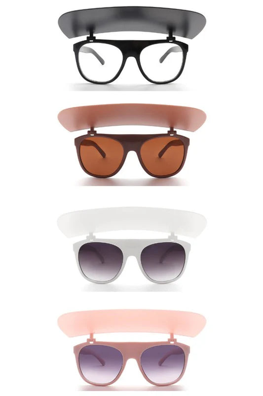Classic round Shield Fashion Visor Sunglasses