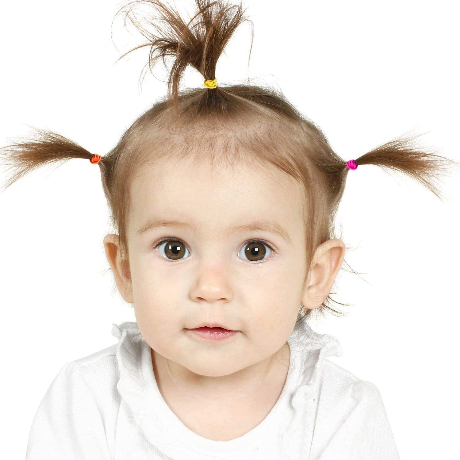 Ligas Para El Cabello Para Niñas Colitas Para El Pelo Variedad De Colores 200Pcs