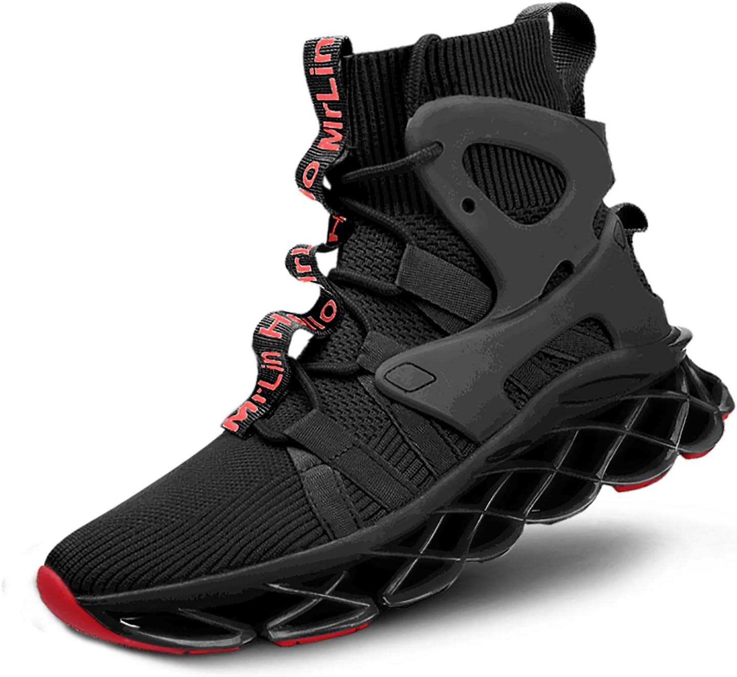 Men'S Running Shoes Non Slip Athletic Tennis Walking Blade Type Sneakers Hip Hop