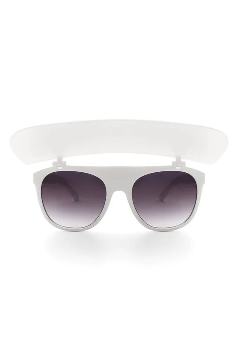 Classic round Shield Fashion Visor Sunglasses