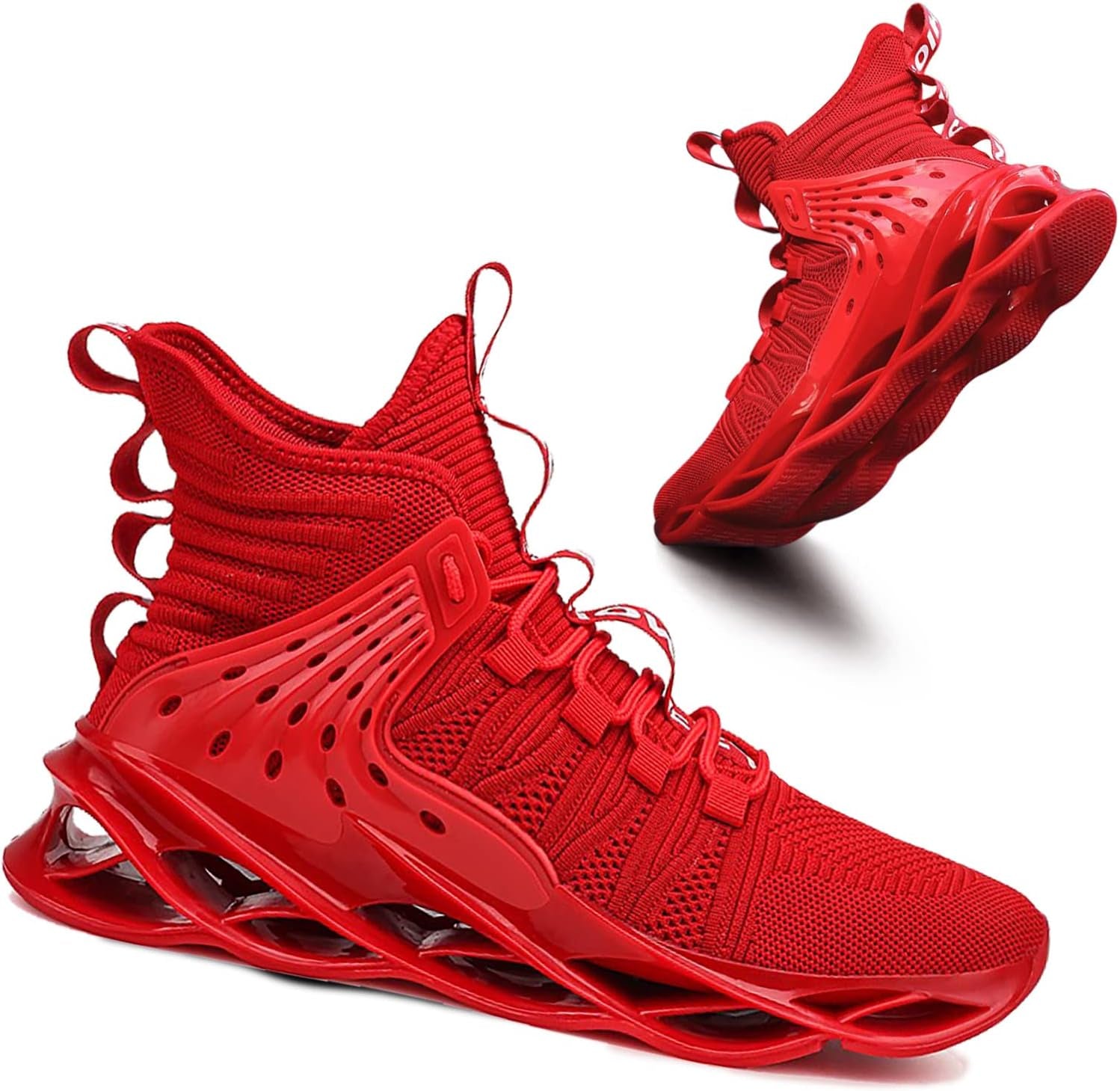 Men'S Running Shoes Non Slip Athletic Tennis Walking Blade Type Sneakers Hip Hop