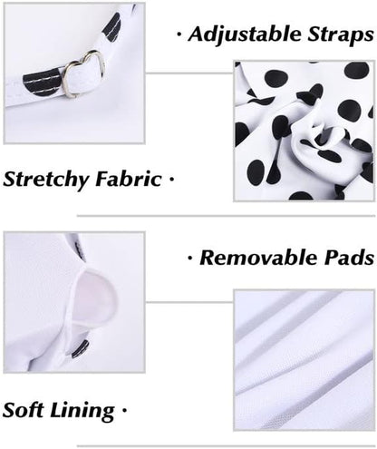 Tankini Bathing Suits for Women Tummy Control Swimsuits Two Piece Swimwear Made of Quick Dry High Elastic Fabric