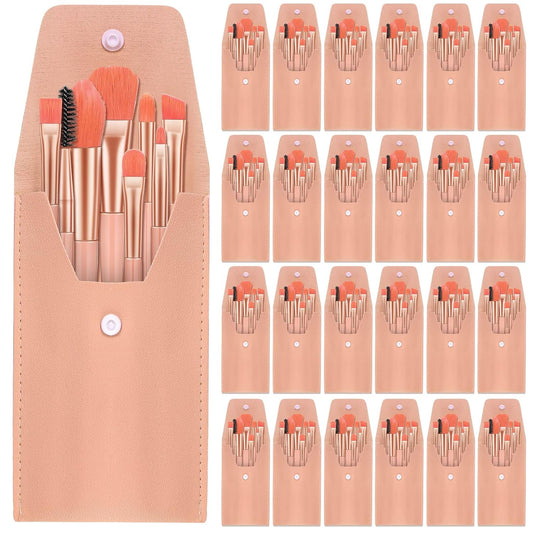 16 Sets Travel Makeup Brush Synthetic Makeup Brushes with Case Eye Lip Brush Kit for Bridesmaid Gift Face Cosmetics Foundation Powder Eyeshadow Blush Concealer Eyebrow Eyelash