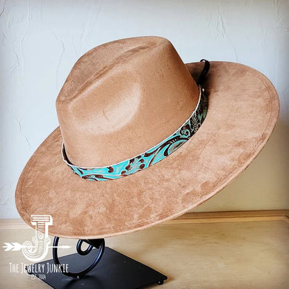 Cowboy Turquoisewestern Leather Band W/ Choice Hat