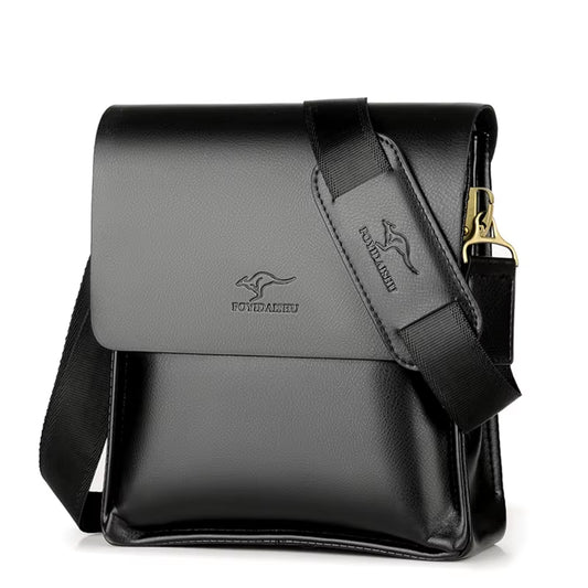 Kangaroo Men Bag Fashion Pu Leather Crossbody Bag Shoulder Men Messenger Bags Vintage Casual Designer Handbags Man Bags