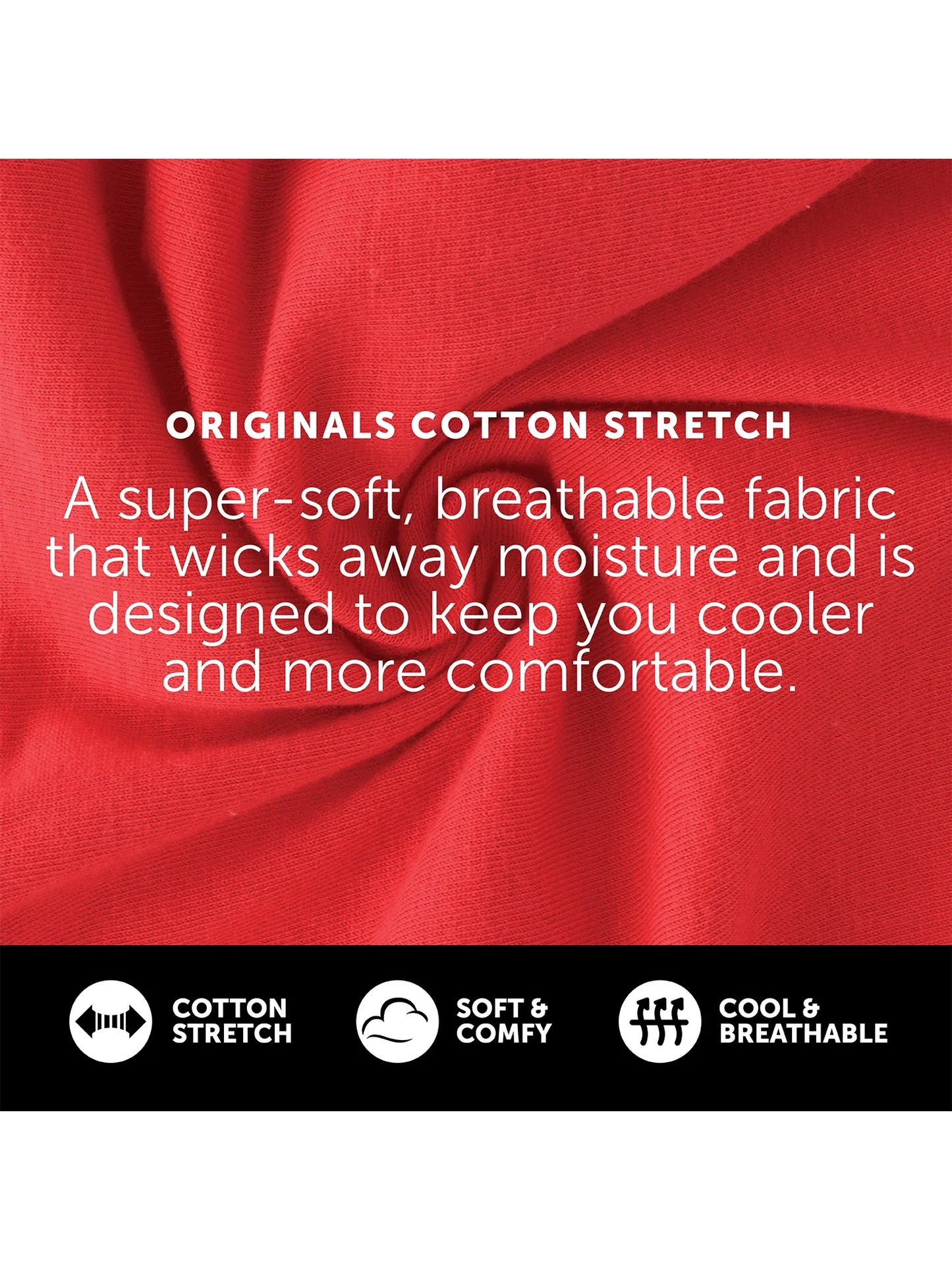 Originals Women'S Thong Underwear, Breathable Cotton Stretch, 6-Pack