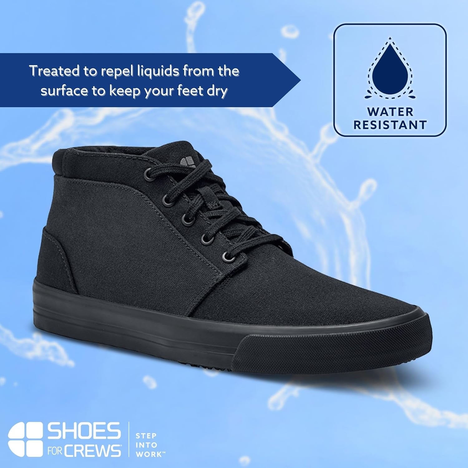 Cabbie II, Men'S, Women'S, Unisex Slip Resistant, Food Service Work Shoes, Black, Men'S Size 8/ Women'S Size 9.5