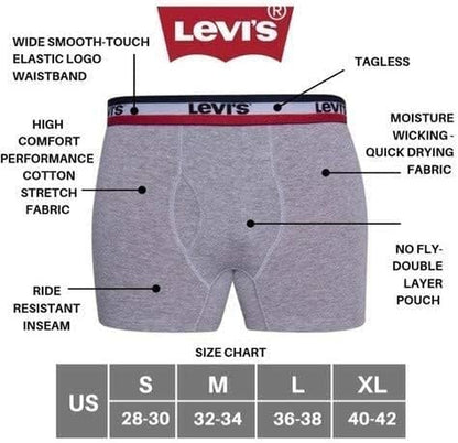 Mens Boxer Briefs Breathable Stretch Underwear 4 Pack