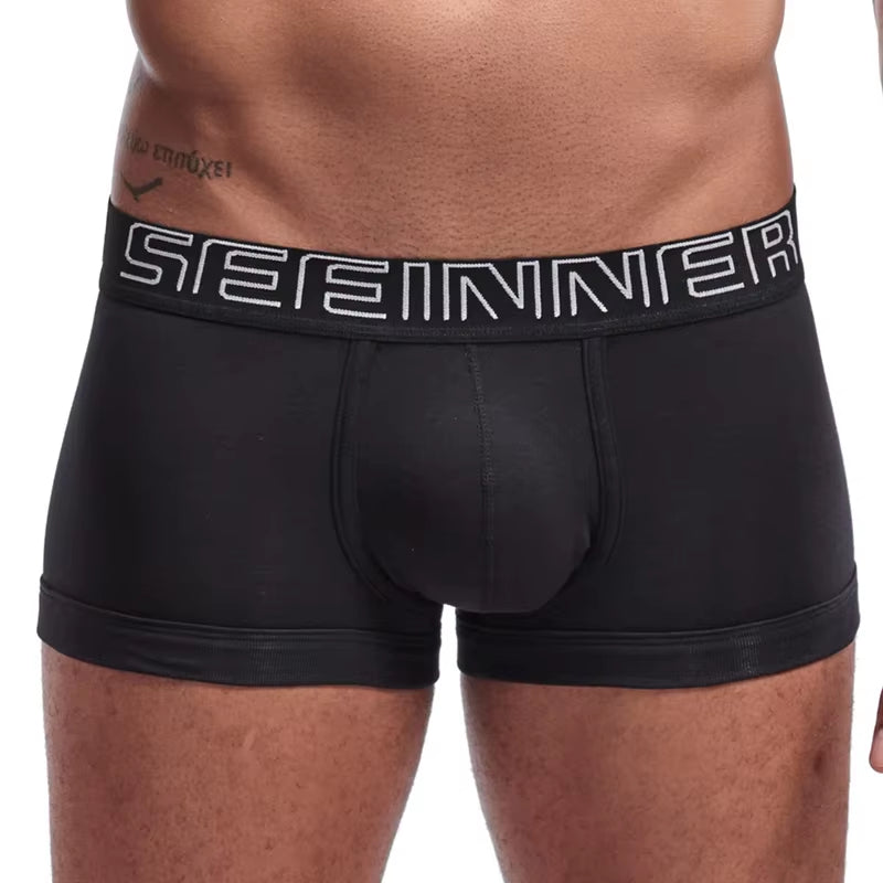 Men Underwear Boxer Shorts Cotton Soft Cueca Masculina Boxers Homme Calzoncillos Underpants