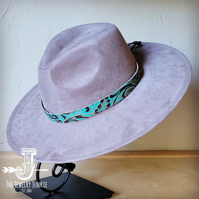 Cowboy Turquoisewestern Leather Band W/ Choice Hat