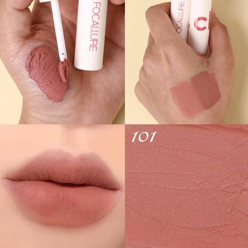 Matte Lipstick Velvet Mist Lip Clay Not Dry Lip Cream 25 Color Nude Lip Stick Waterpoof Lip Cosmetic Makeup Wholesale
