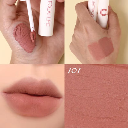 Matte Lipstick Velvet Mist Lip Clay Not Dry Lip Cream 25 Color Nude Lip Stick Waterpoof Lip Cosmetic Makeup Wholesale