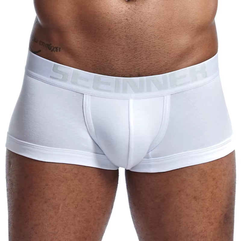 Men Underwear Boxer Shorts Cotton Soft Cueca Masculina Boxers Homme Calzoncillos Underpants