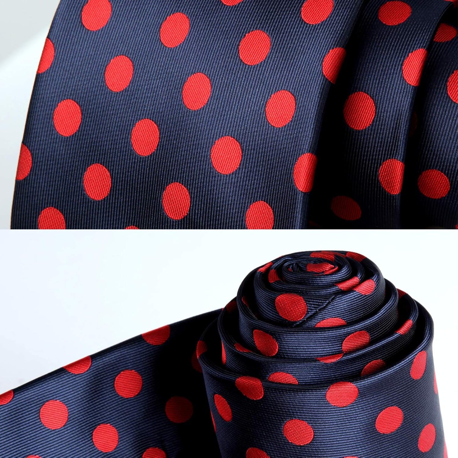 Mens Ties and Pocket Square Set Business Elegant Ties for Men Classic Lot 3 Pcs Wedding Party Neckties & Handkerchief