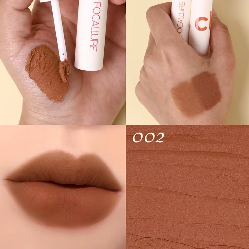 Matte Lipstick Velvet Mist Lip Clay Not Dry Lip Cream 25 Color Nude Lip Stick Waterpoof Lip Cosmetic Makeup Wholesale