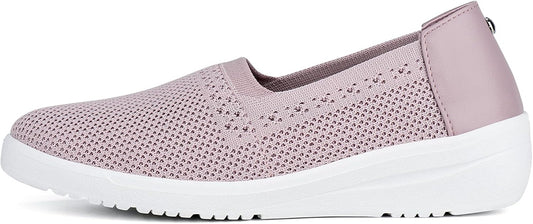 Women'S Lightweight Shoes Breathable Casual Walking Orthopedic Slip on Walking Shoes