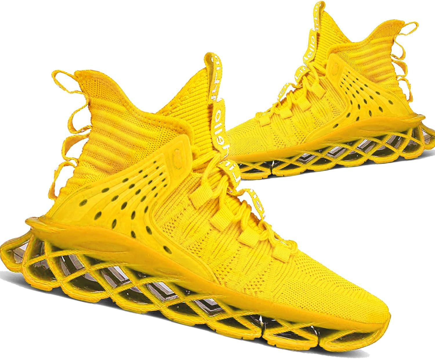 Men'S Running Shoes Non Slip Athletic Tennis Walking Blade Type Sneakers Hip Hop