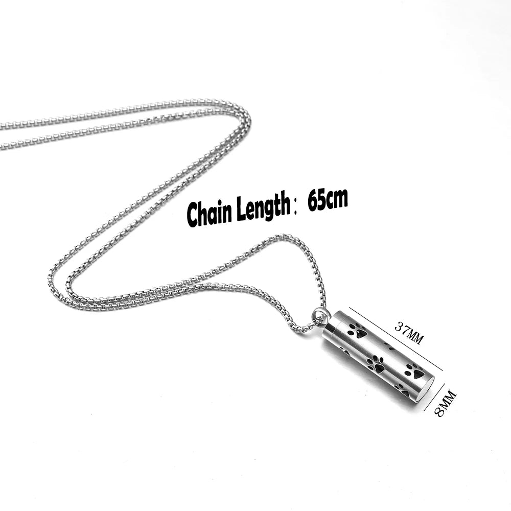 Geometric Style Aromatherapy Essential Oil Pendant Lockets Perfume Storage Diffuser Necklace 316L Stainless Steel Jewelry Gift