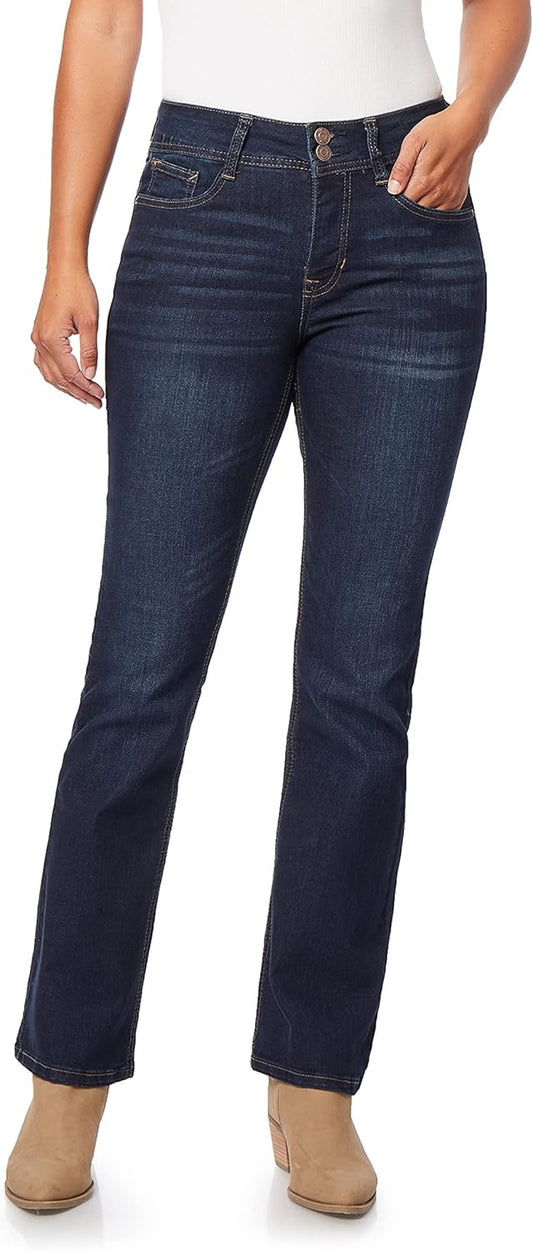 Women'S Curvy Bootcut Mid-Rise Jeans (Standard and Plus)