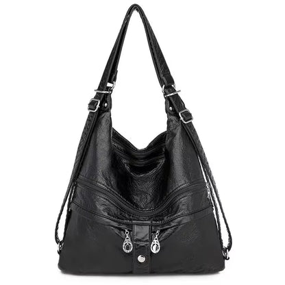 Genuine Leather Handbags Multifunction Casual Tote Bag Bagpack Mochilas Bags for Women Shoulder Bags Ladies Hand Bag Bolsas