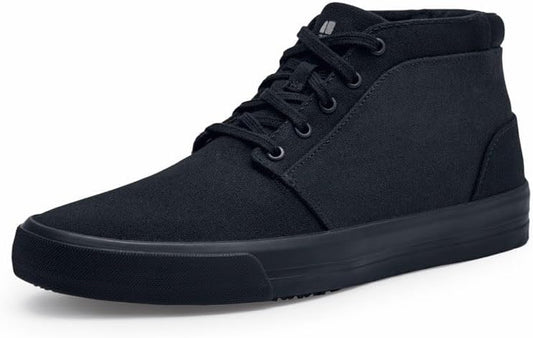 Cabbie II, Men'S, Women'S, Unisex Slip Resistant, Food Service Work Shoes, Black, Men'S Size 8/ Women'S Size 9.5