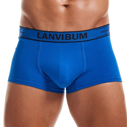 Men Underwear Boxer Shorts Cotton Soft Cueca Masculina Boxers Homme Calzoncillos Underpants