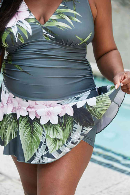 Aloha Forest Swim Dress – Marina West Swim Full Size Clear Waters
