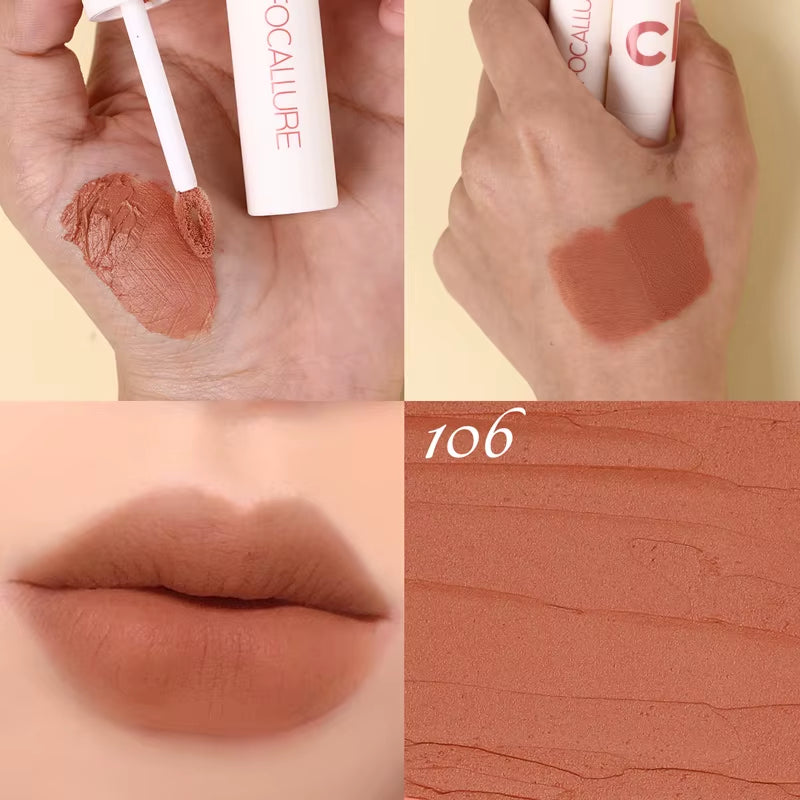 Matte Lipstick Velvet Mist Lip Clay Not Dry Lip Cream 25 Color Nude Lip Stick Waterpoof Lip Cosmetic Makeup Wholesale