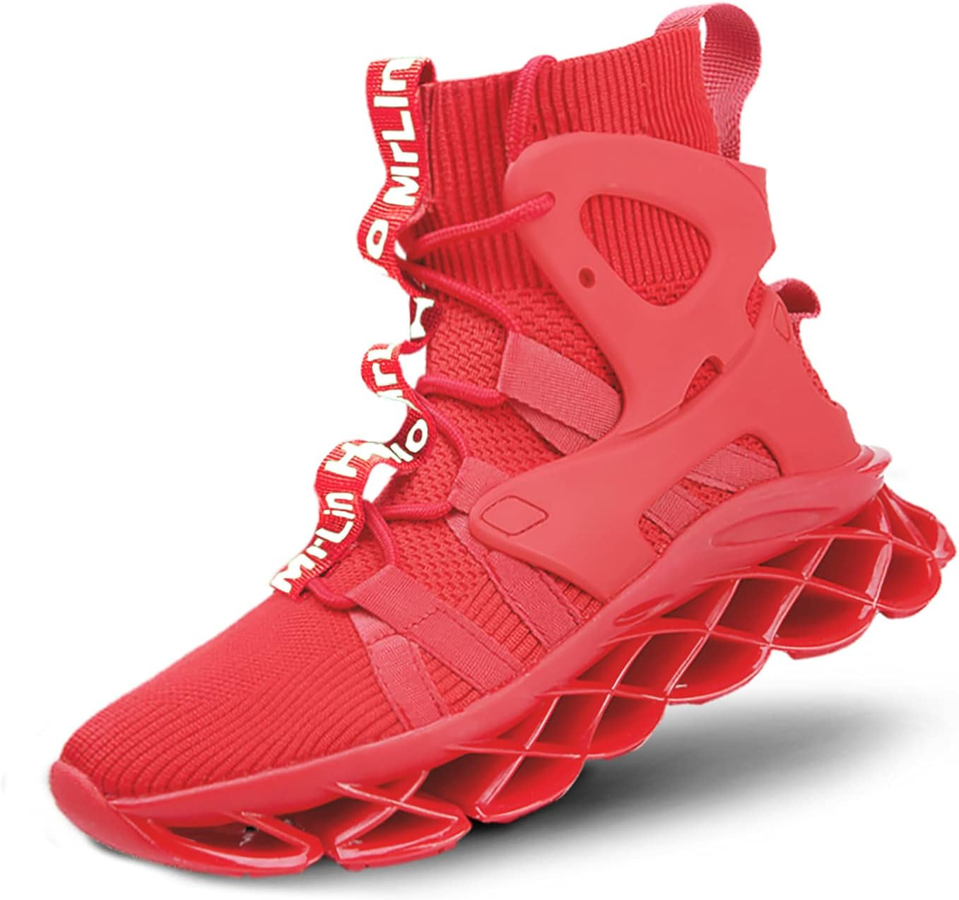 Men'S Running Shoes Non Slip Athletic Tennis Walking Blade Type Sneakers Hip Hop