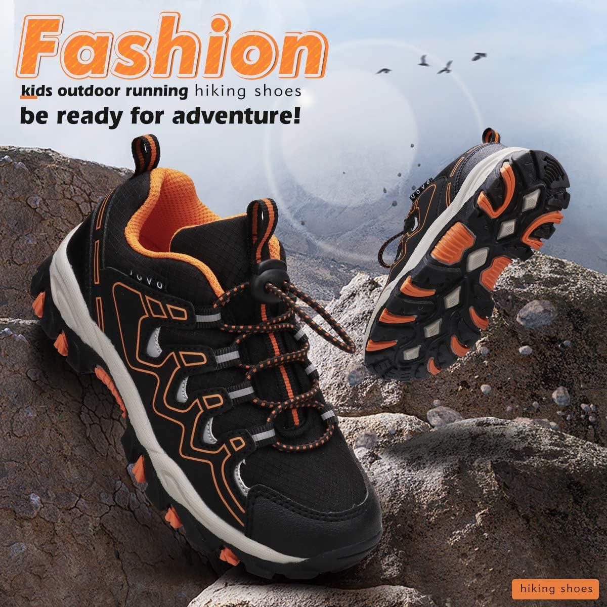 Boys Shoes Boys Tennis Running Sneakers Waterproof Hiking Shoes Kids Outdoor Fashion Sneakers Slip Resistant (Big/Little Boys)