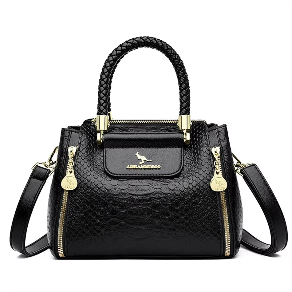 Fashion Crossbody Bags for Women Designer Ladies Purses and Handbags High-Quality Soft Leather Women Shoulder Messenger Bags Sac