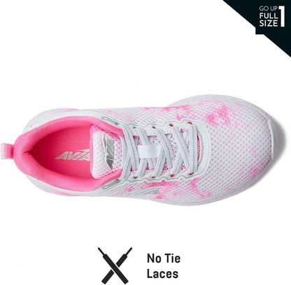 Avi Factor Slip on Girls' Sneakers - Lightweight Tennis, Athletic, Running Shoes for Girls - Toddler, Little Kid, and Big Kid Sizes 11 to 6