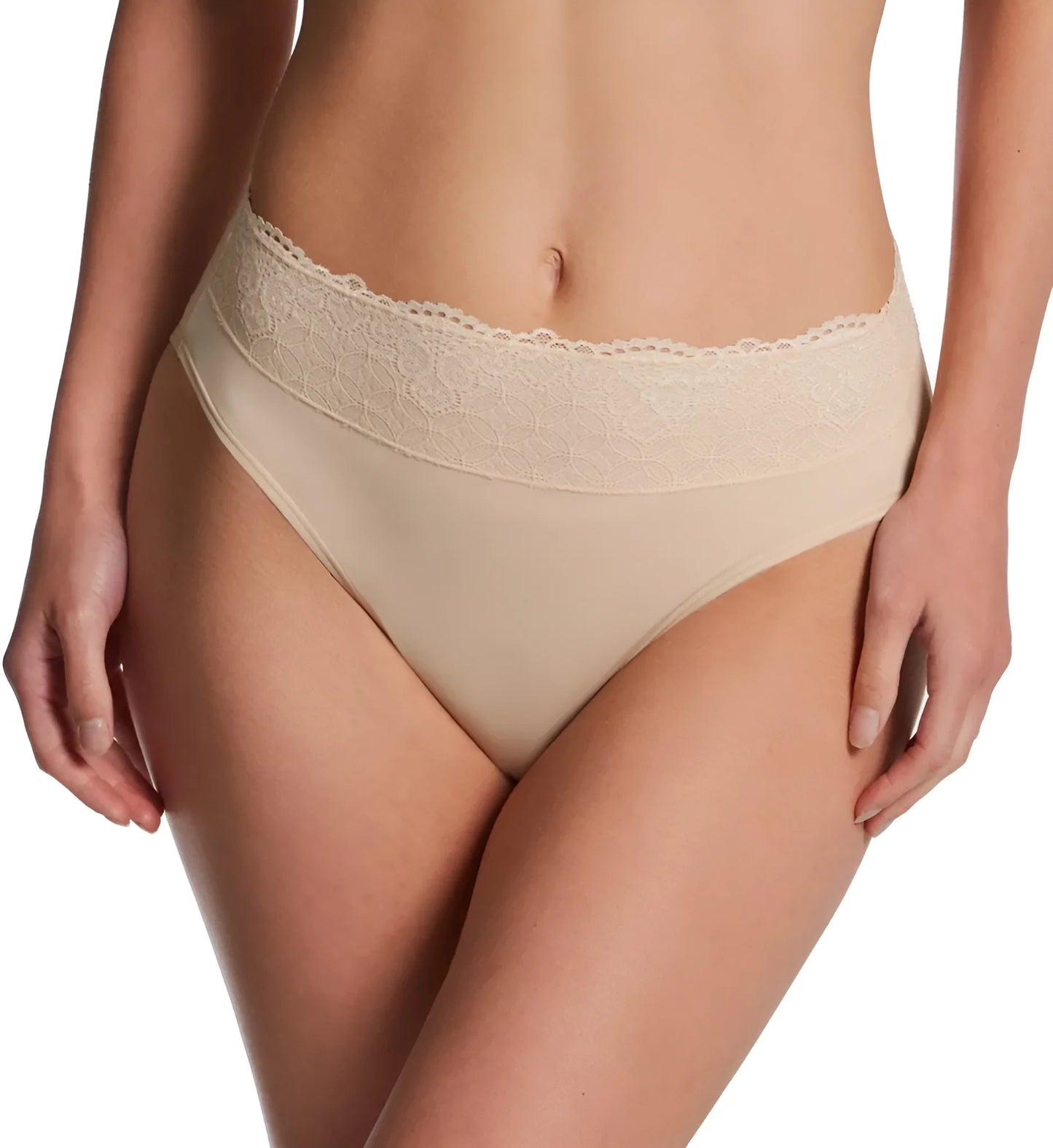 Women'S  Passion for Comfort Lace & Tailored Hi Cut Panty